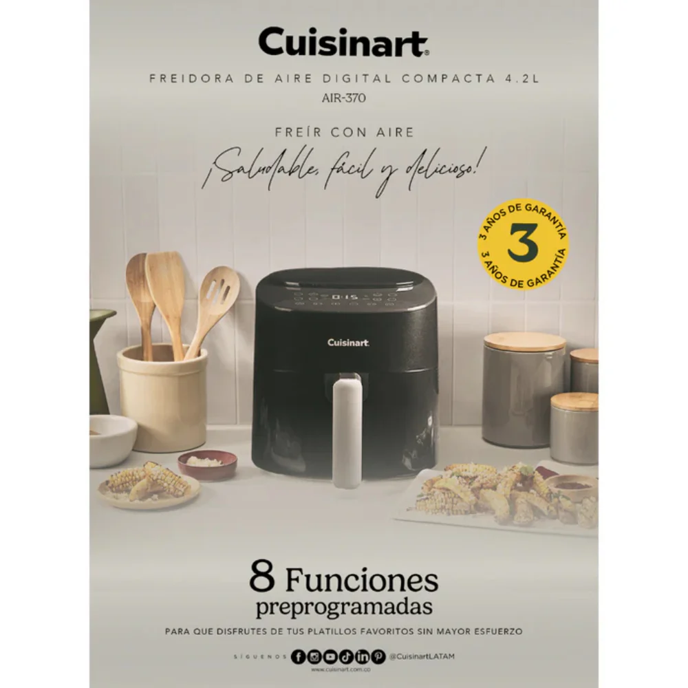 Airfryer Digital Compacta de 4.2 L AIR-370 de Cuisinart® - Image 7