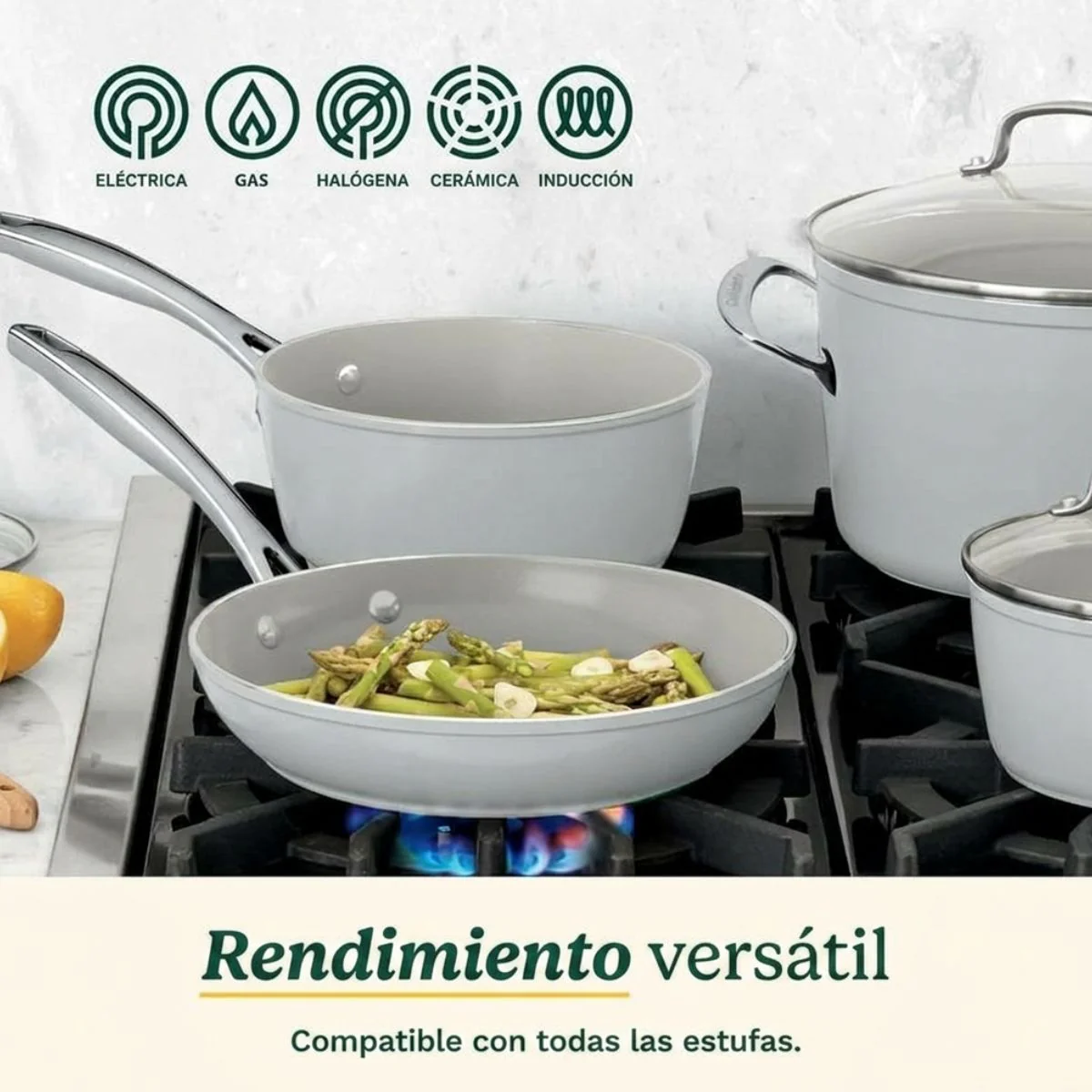 Set de Ollas de 10 pcs GreenGourmet® Complete™ CRA-10C de Cuisinart® - Image 5