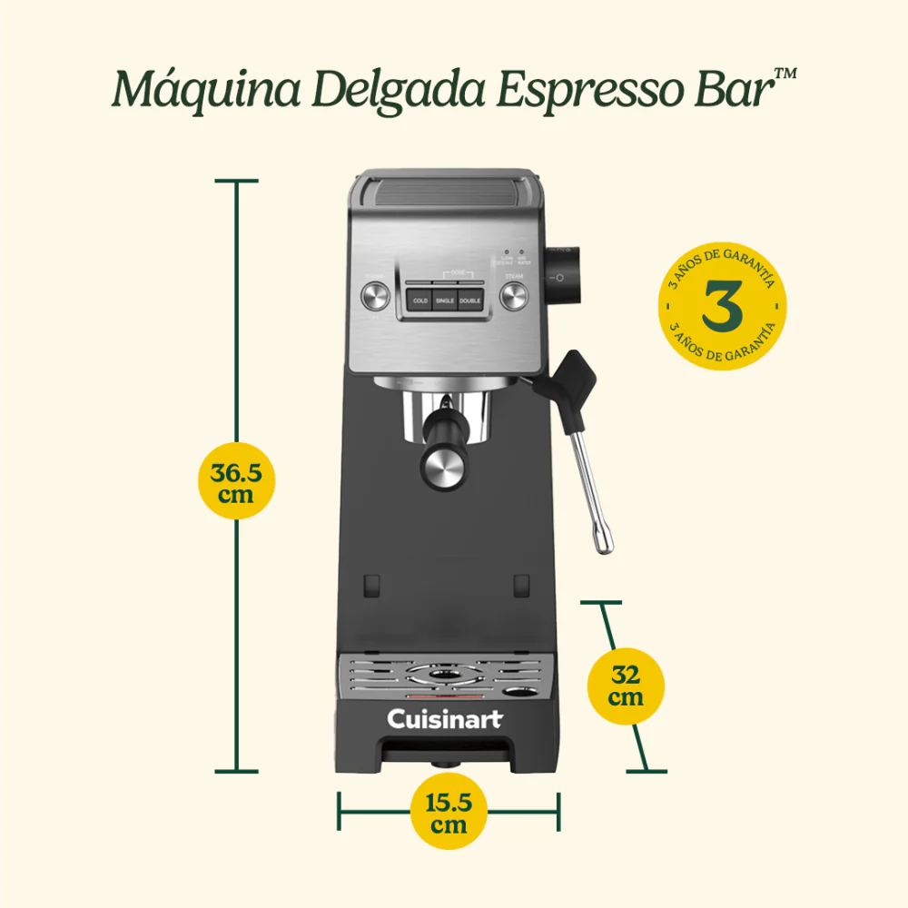 Máquina Delgada Espresso Bar™ EM-160 de Cuisinart® - Image 9