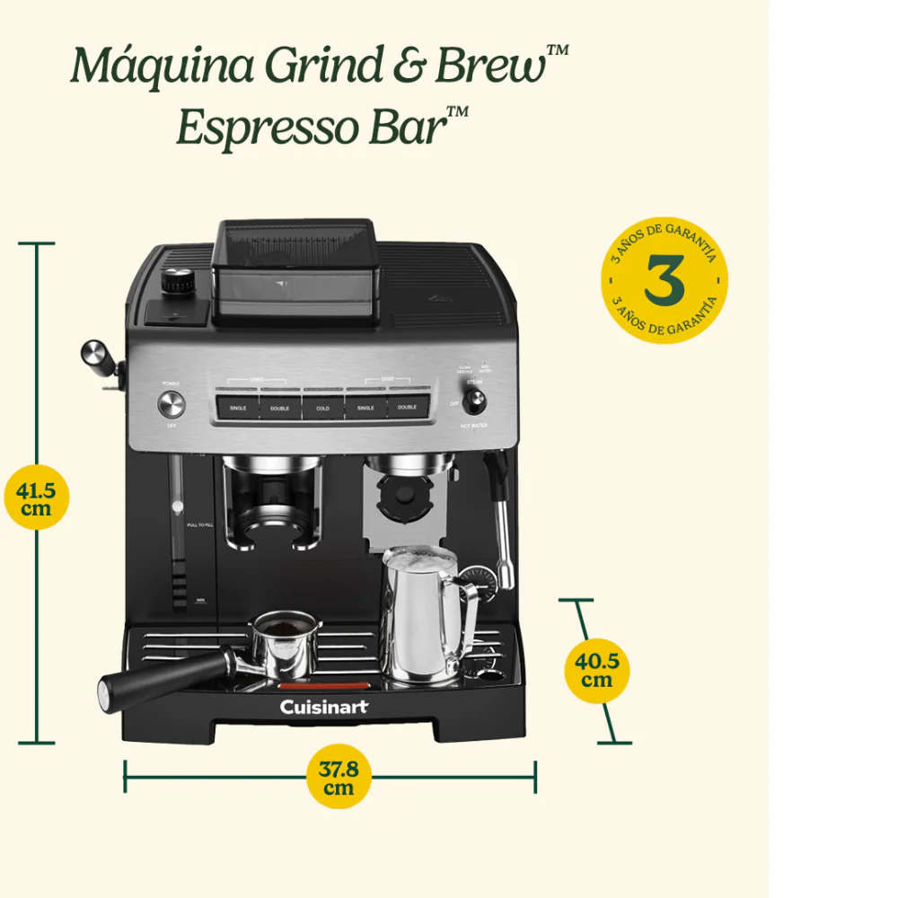 Máquina Grind & Brew™ Espresso Bar™ EM-640 de Cuisinart® - Image 11