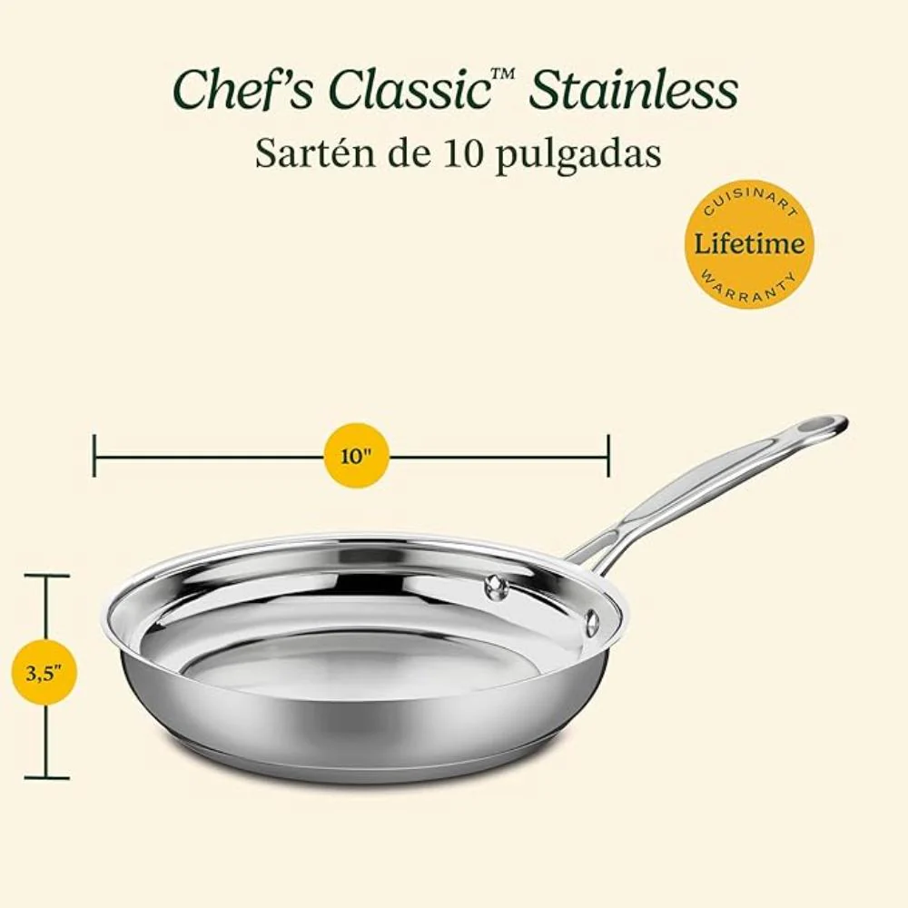 Sartén de acero inoxidable Chef's Classic™ de 25 cm 722-24C de Cuisinart® - Image 6