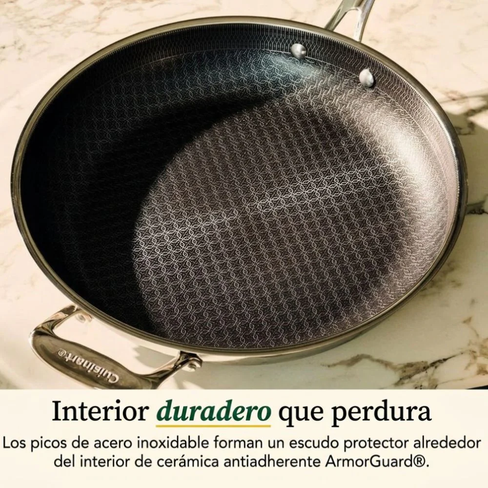 Sartén de Acero Inoxidable FusionPlus™ de 10" FPS22-24C de Cuisinart® - Image 4