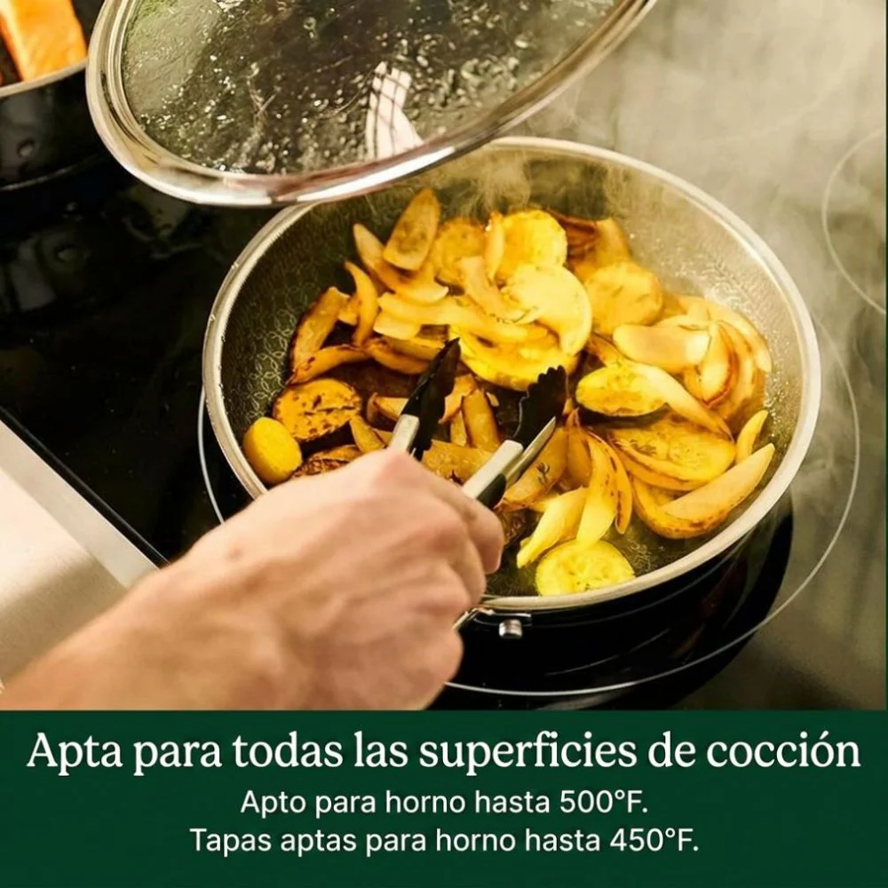 Sartén de Acero Inoxidable FusionPlus™ de 10" FPS22-24C de Cuisinart® - Image 7