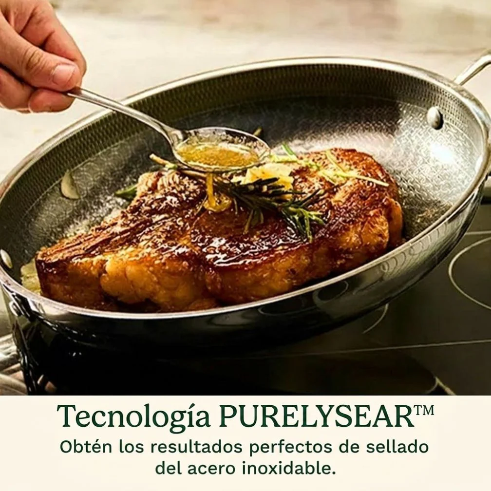 Sartén de Acero Inoxidable FusionPlus™ de 8" FPS22-20C de Cuisinart® - Image 4